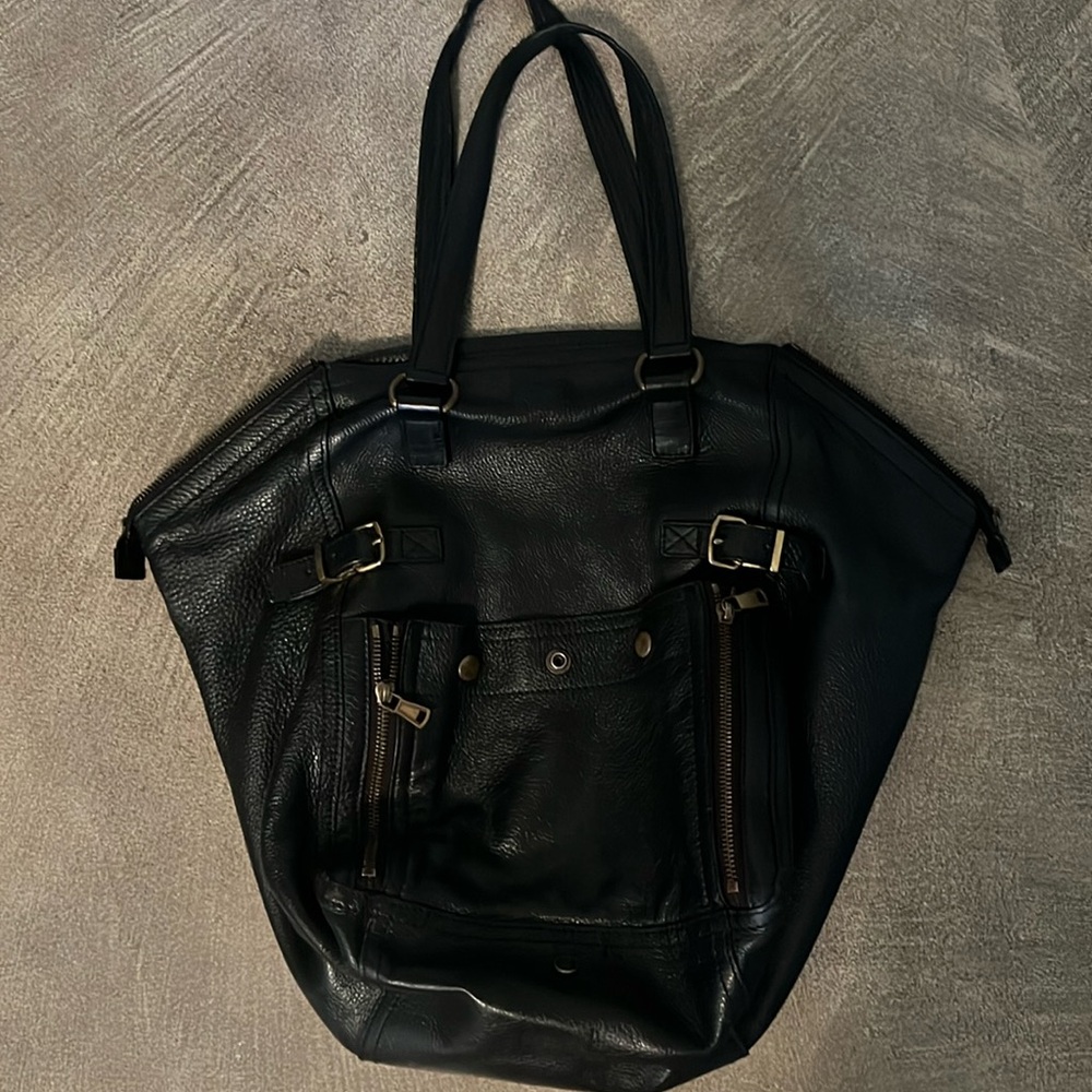 Vintage YSL hobo bag in black